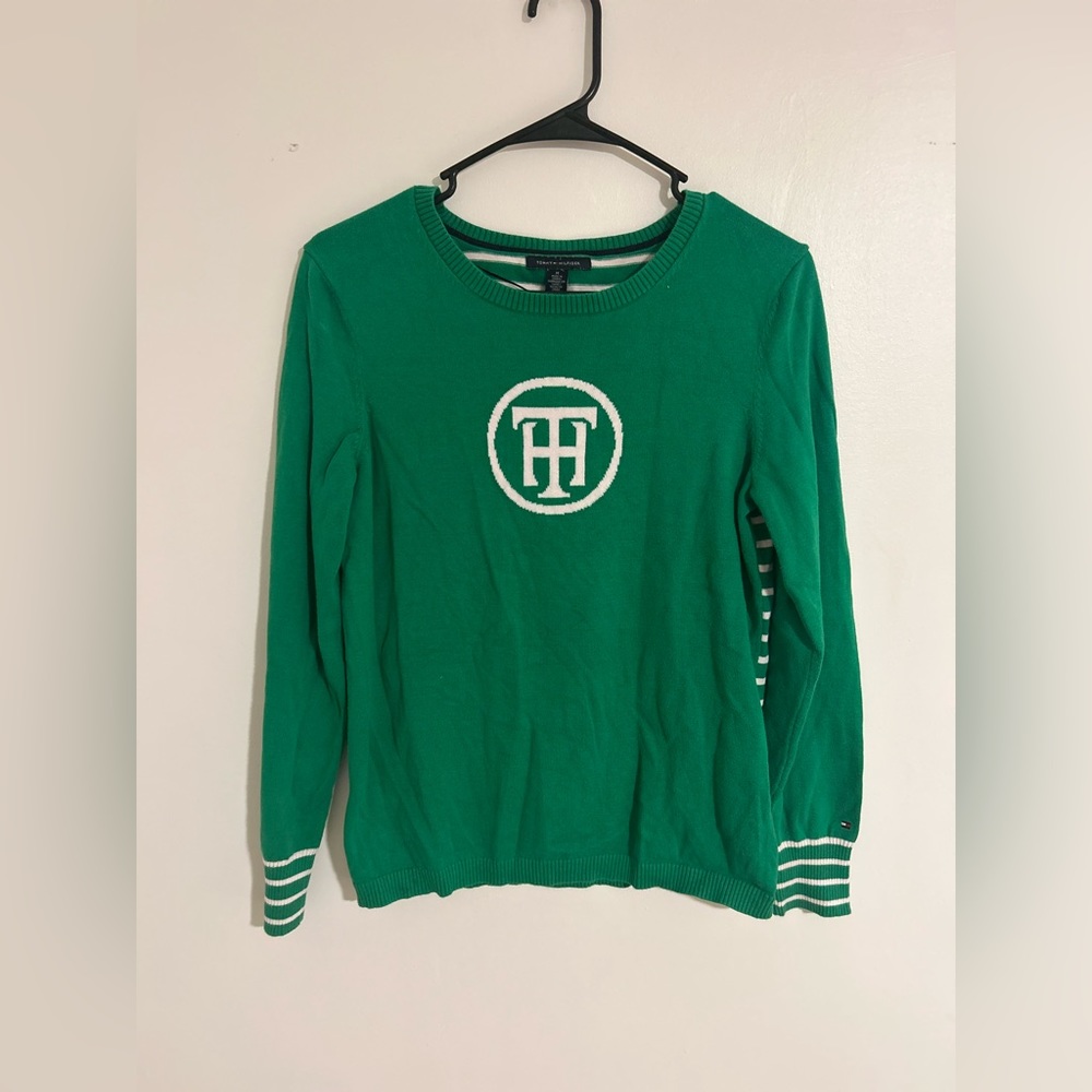 Tommy Hilfiger green sweater